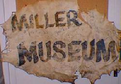 Miller Museum Sign